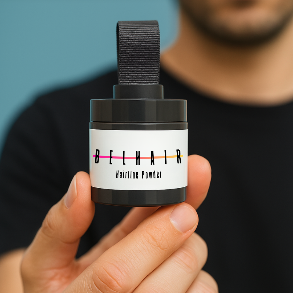 Belhair Hairline Powder©️| Ricrescita e diradamento, risolti in un attimo!
