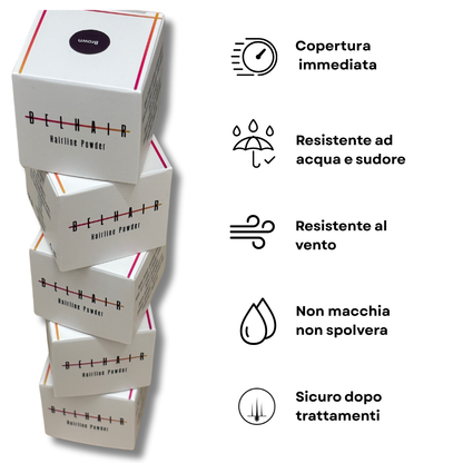 Belhair Hairline Powder©️| Ricrescita e diradamento, risolti in un attimo!